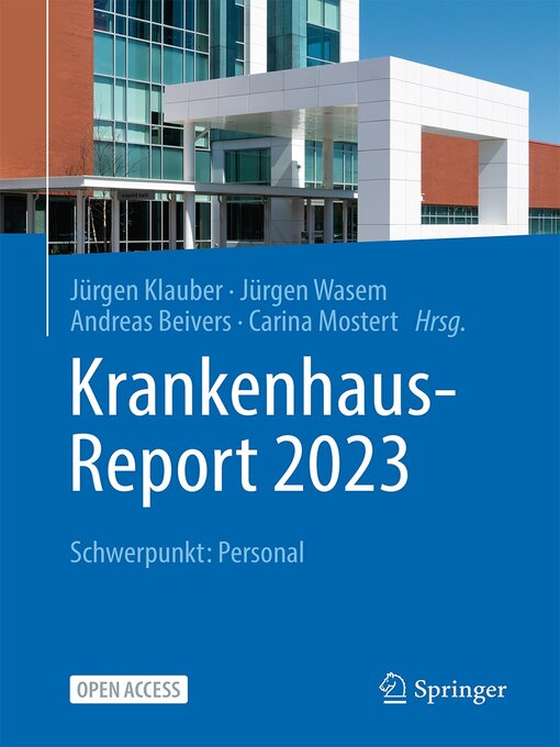 Title details for Krankenhaus-Report 2023 by Jürgen Klauber - Wait list